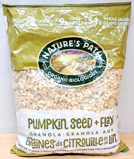 Cereal - Pumpkin Seed + Flax Granola (Nature's Path)
